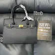 New Genuine Leather Kelly Style Handbag - 4