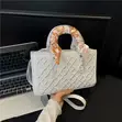 Dior Handbag with Scarf and Strap - 2