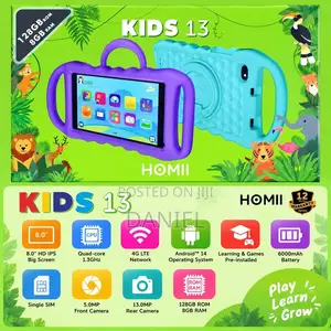 HOMII Kids 12 Pro Tablet 128GB