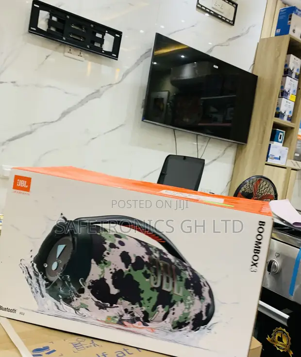 JBL Boombox 3 Portable Bluetooth Speaker - 1