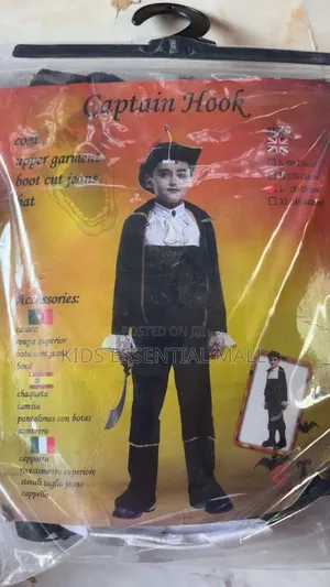 Captain Hook Costume for Kids