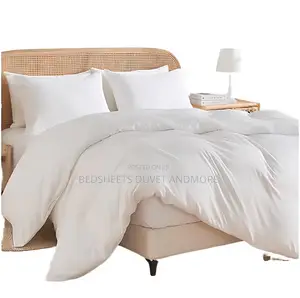 Removable White Duvet Covers - Hotel Standard