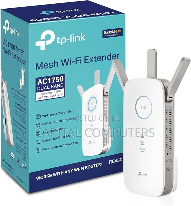TP-Link AC1750 WiFi Range Extender (RE450) - 1