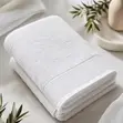 Hotel White Bath Towels - 1