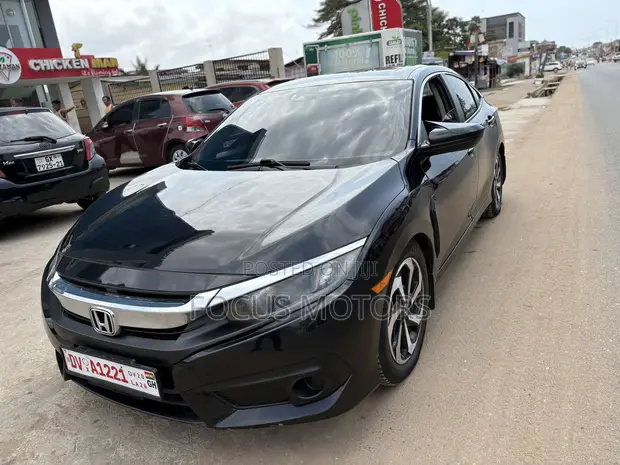 Honda Civic EX 2017 Black - 1