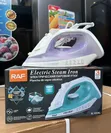 Powerful RAF Steam Iron - Purple & Blue - 5