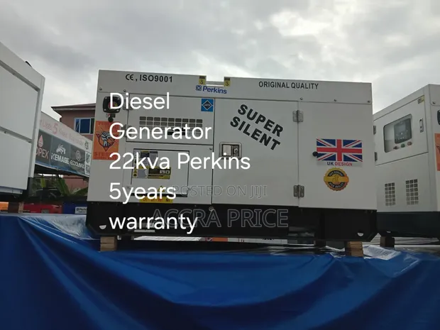 Perkins 22kVA Silent Diesel Generator - 1