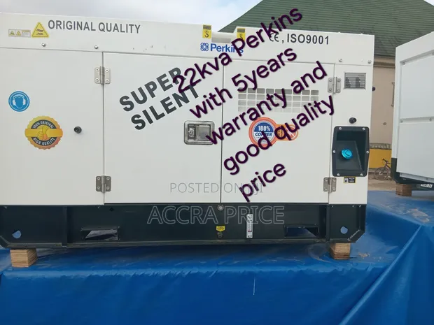 Perkins 22kVA Silent Diesel Generator - 1