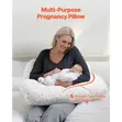 Adjustable Dual-Wedge Pregnancy/Maternity Pillow Set - 3