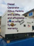 Perkins 22kVA Silent Diesel Genset - 2