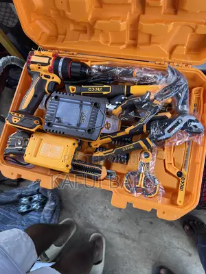 INGCO 20V Cordless Drill with Tool Set