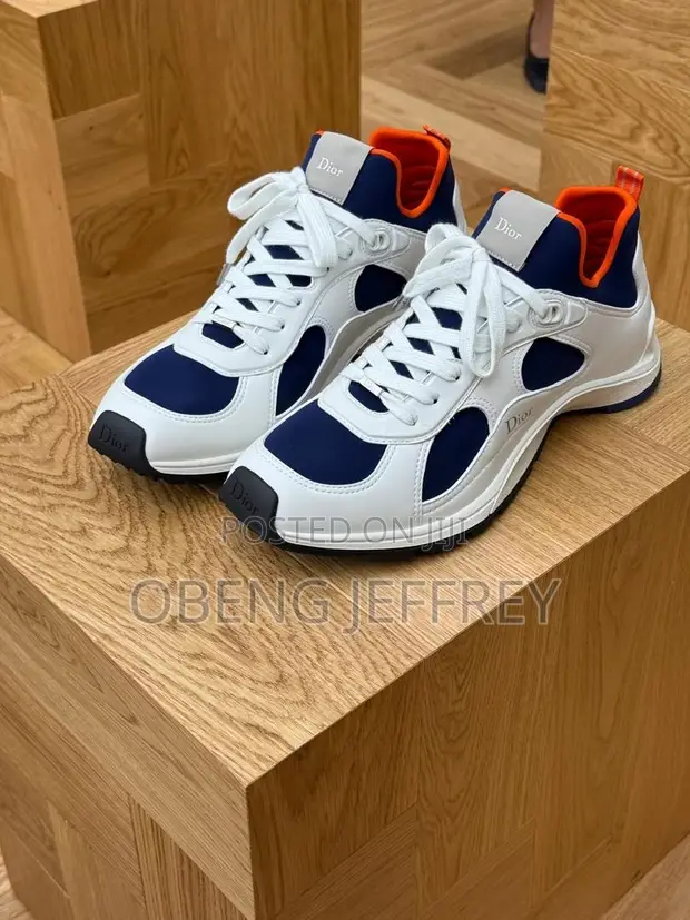 Original Dior Mile White/Blue Sneakers - 1