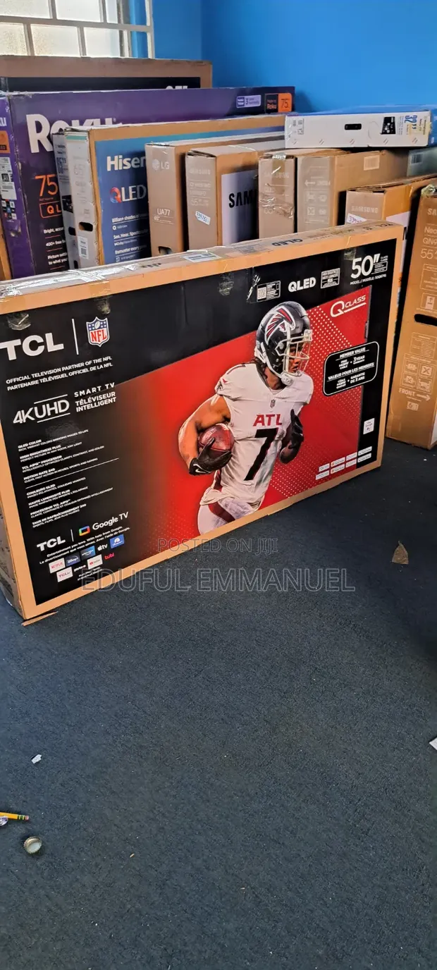 TCL 50" QLED 4K UHD Smart Google TV - 1