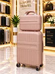 2-Set Hardside Rolling Luggage Bag - 1