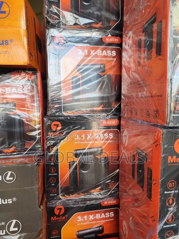 Media 7Plus X-Bass M-6030 Bluetooth Speaker - 1