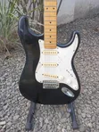Photogenic Black Stratocaster-Style Electric Guitar - 3
