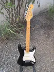 Photogenic Black Stratocaster-Style Electric Guitar - 4