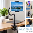 Rotating Flexible Tablet Phone Stand - Adjustable Clamp Holder - 4