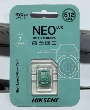 512GB Hikvision Micro SD Card Neo Lux
