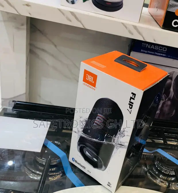 JBL Flip 6 Bluetooth Speaker - Black - 1