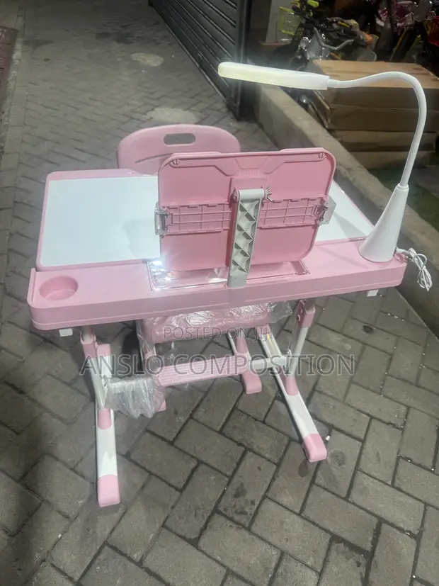 Adjustable Kids Table and Chair Set - 1