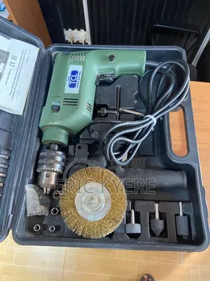 TCL 500W Corded Impact Drill Set with Accessories & Case
