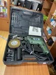 TCL 500W Corded Impact Drill Set with Accessories & Case - 2