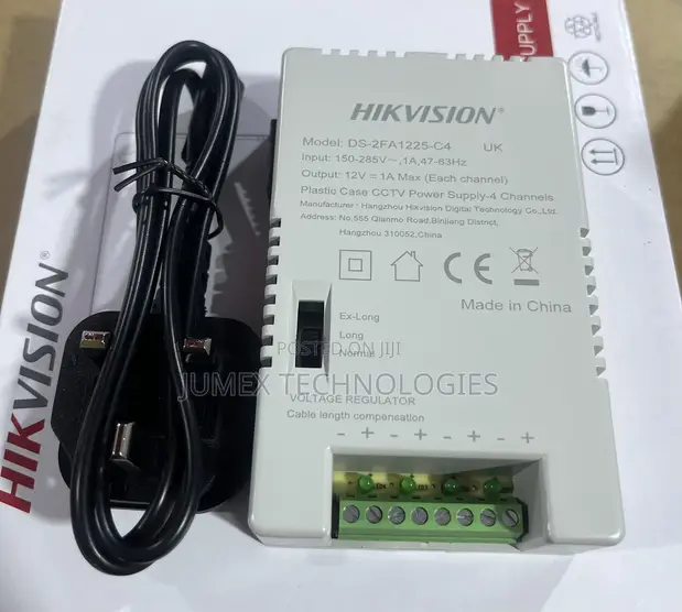 Hikvision 4-Channel CCTV Power Supply - 1