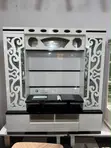 Zodax Luxury Black and White TVs Wall Unit - 2