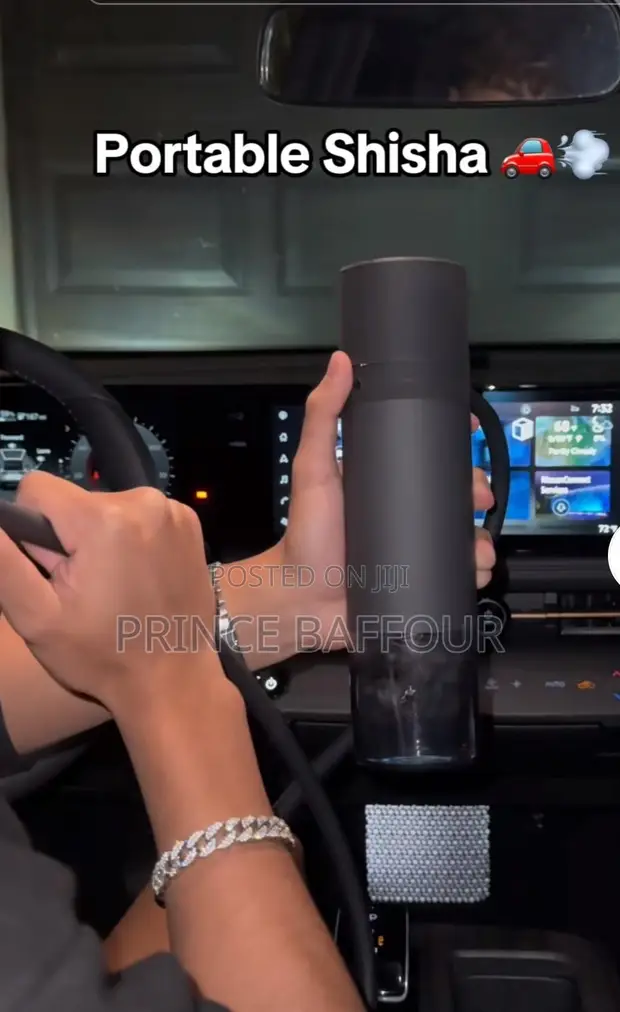 Portable Shisha Pot for Car & Travel - 1