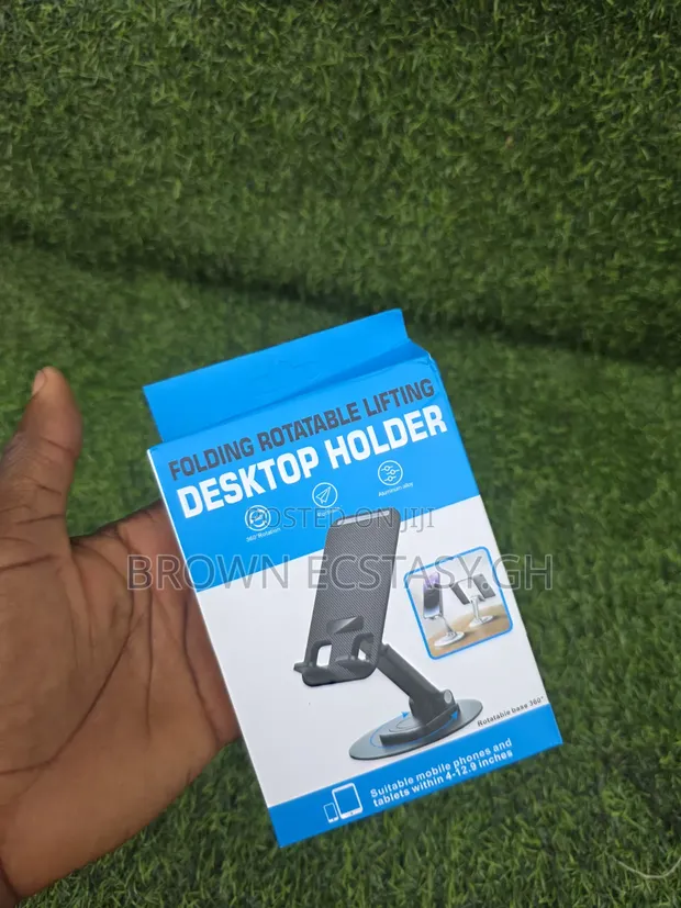 Folding Rotatable Desktop Phone Holder - 1