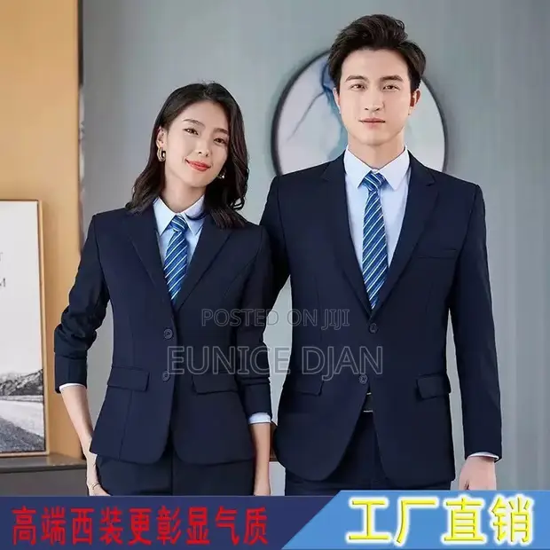 Brand New Cotton Office Suits - Black, UK 12 - 1