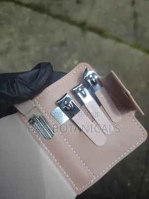 Manicure Care Set in Leather Pouch