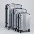 Plastic Travel Bags - 3 in One Set (Multi-Color) - 1