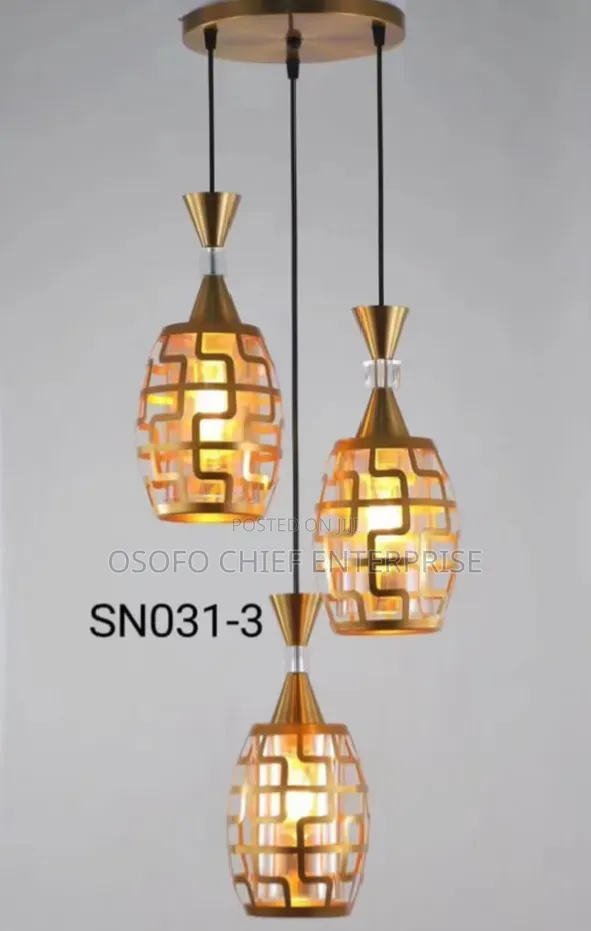 3 Pair Modern LED Pendant Lights - 1