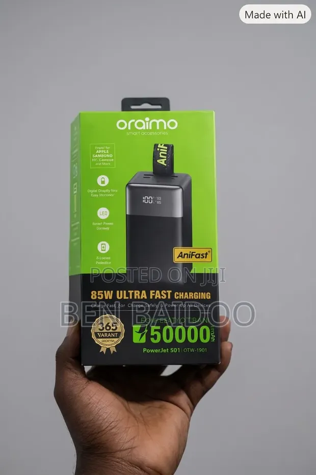 Oraimo Powerjet 50,000mAh Power Bank - 1