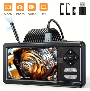 5-Inch Dual Camera Industrial Endoscope