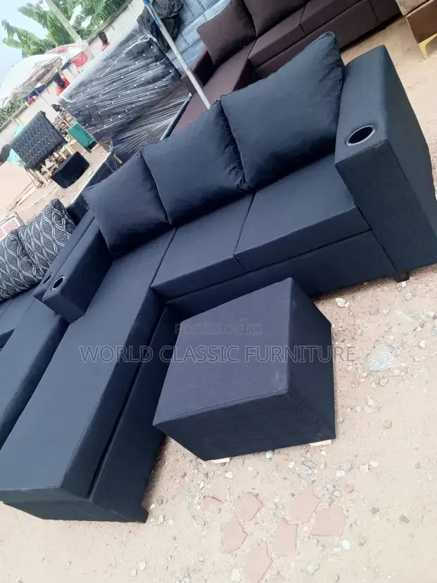 Luxury Modern L-Shaped Home Theater Sectional Sofa - 1