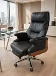Black Leather Executive Boss Chair - 2