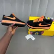Nike Air Force 1 Black Orange Low-Top Sneakers - 3