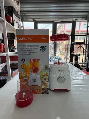 Gtronic Blender 600W - 1.6L with Grinder (2-in-1)