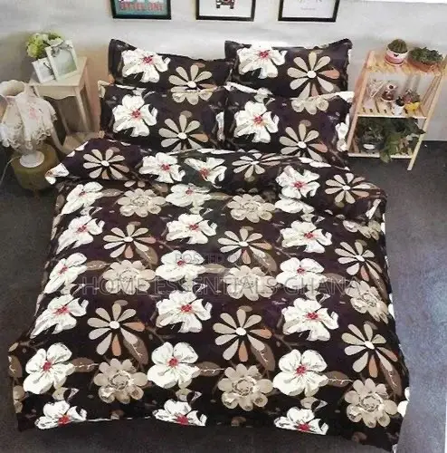Double Size Velvet Duvet Set with Pillow Covers - 1