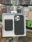 iPhone 12 Pro Max Glitter Case with Card Holder - 2