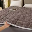 Queen Size Fluffy Fleece Fitted Bedsheet - 4