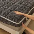 Queen Size Fluffy Fleece Fitted Bedsheet - 5