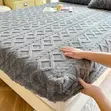 King Size Fluffy Fleece Fitted Bedsheet - 2