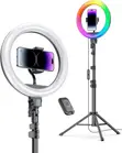 18" Premium Ring Light with Tripod Phone Holder - 2