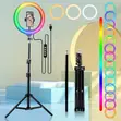 10" Premium Ring Light with Tripod & Phone Holder - 2