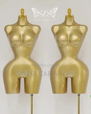 Brand New Gold Half-Body Mannequin