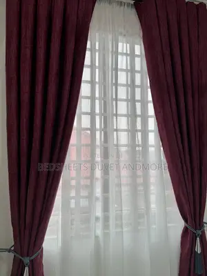 Adam Home Wine Wider Curtains (220 x 265 cm)